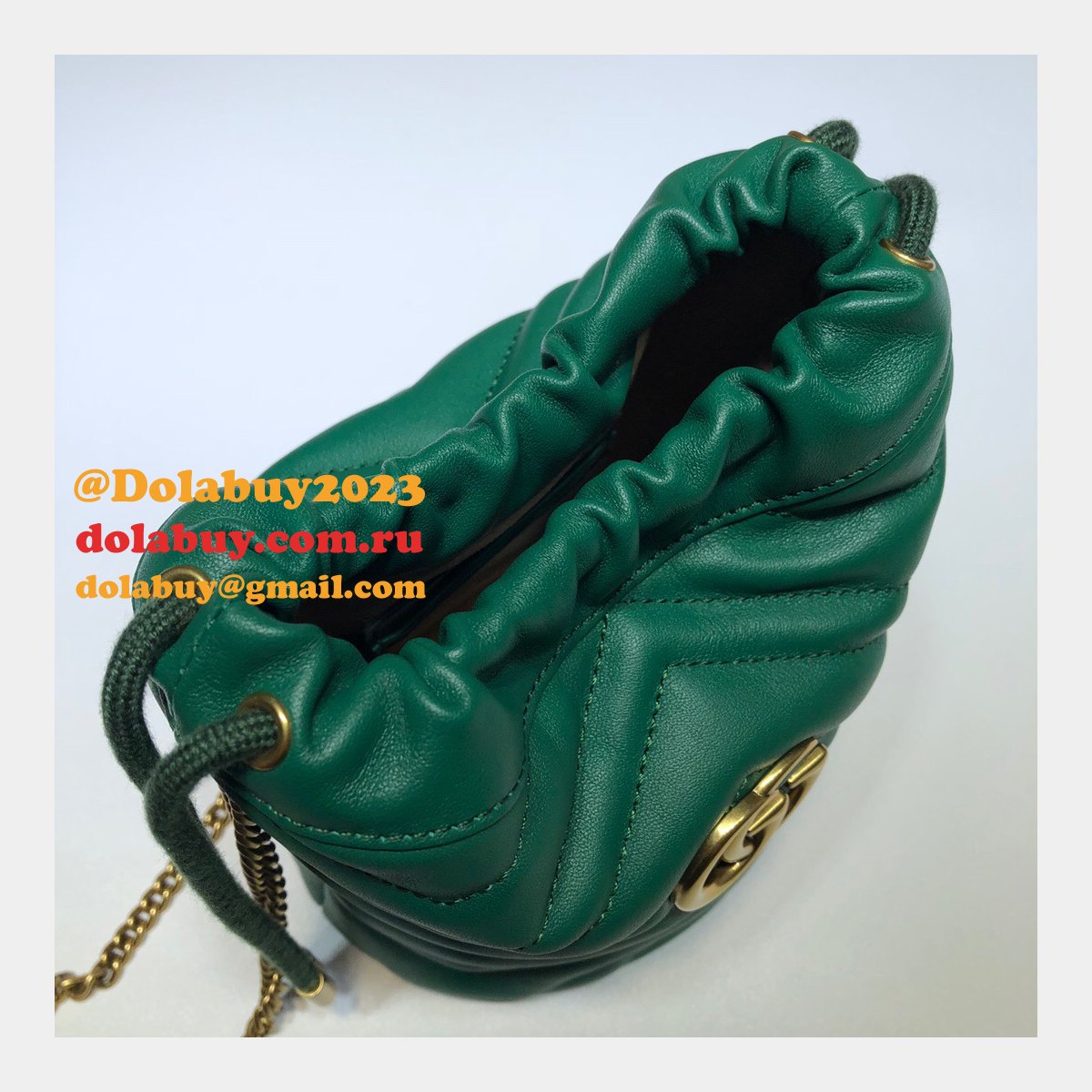 G*u*i replica 7 star gg marmont mini bucket 575163 bag