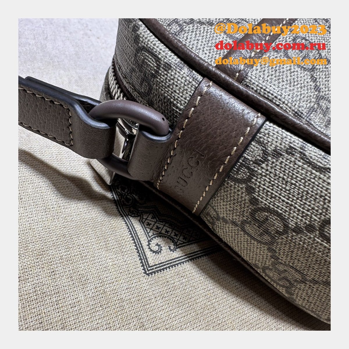 gg crystal 760342 G*u*i designer replica shoulder bag