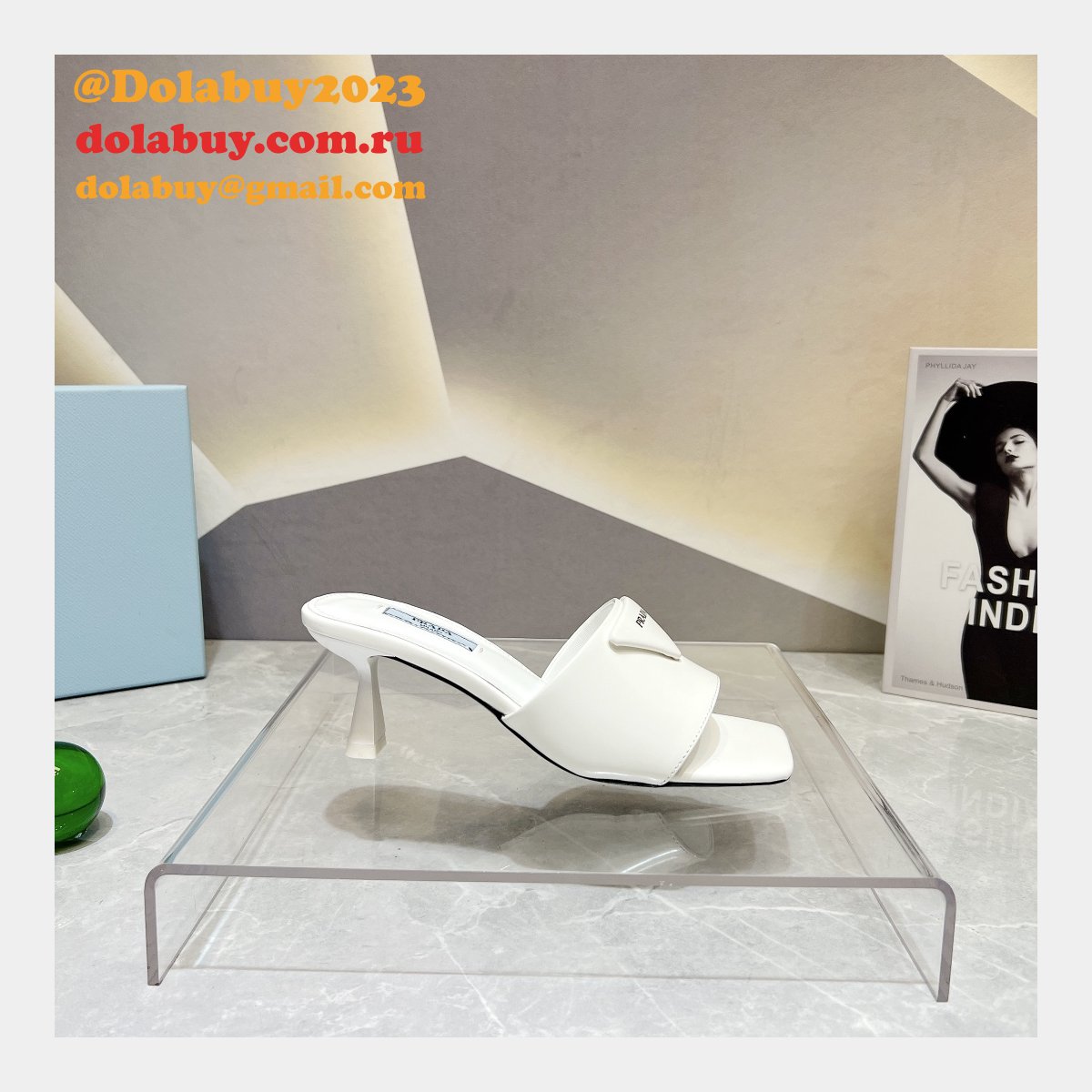 Top Quality Duplicate REPLICA PRADA LEATHER SLIPPERS