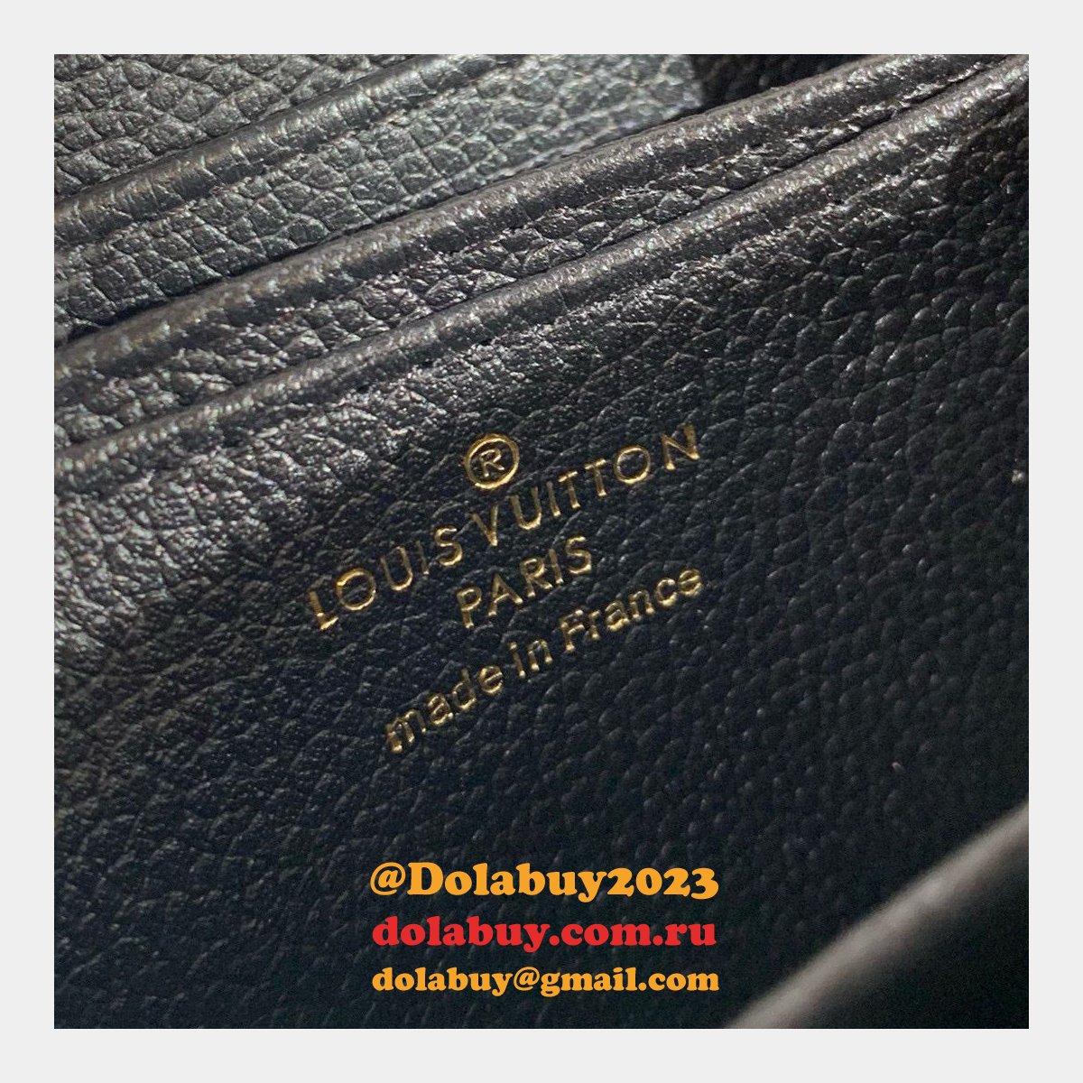 Replica Louis Vuitton M60574 Zippy Coin Purse Empreinte Leather