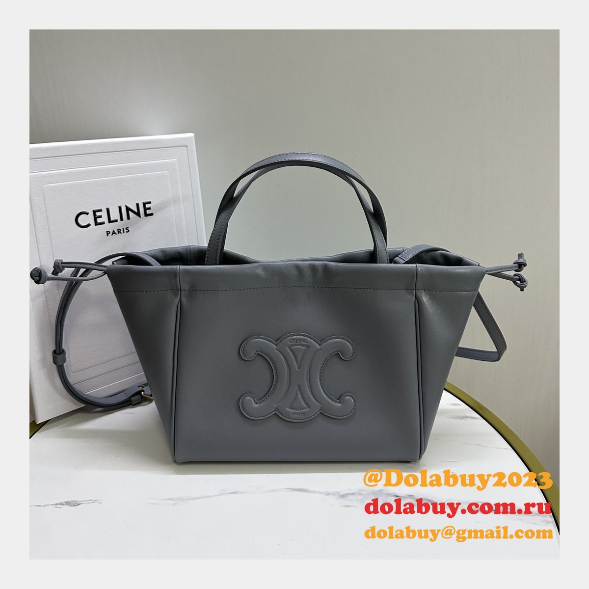 Luxury Celine Fashion Cabas tote bag 22cm