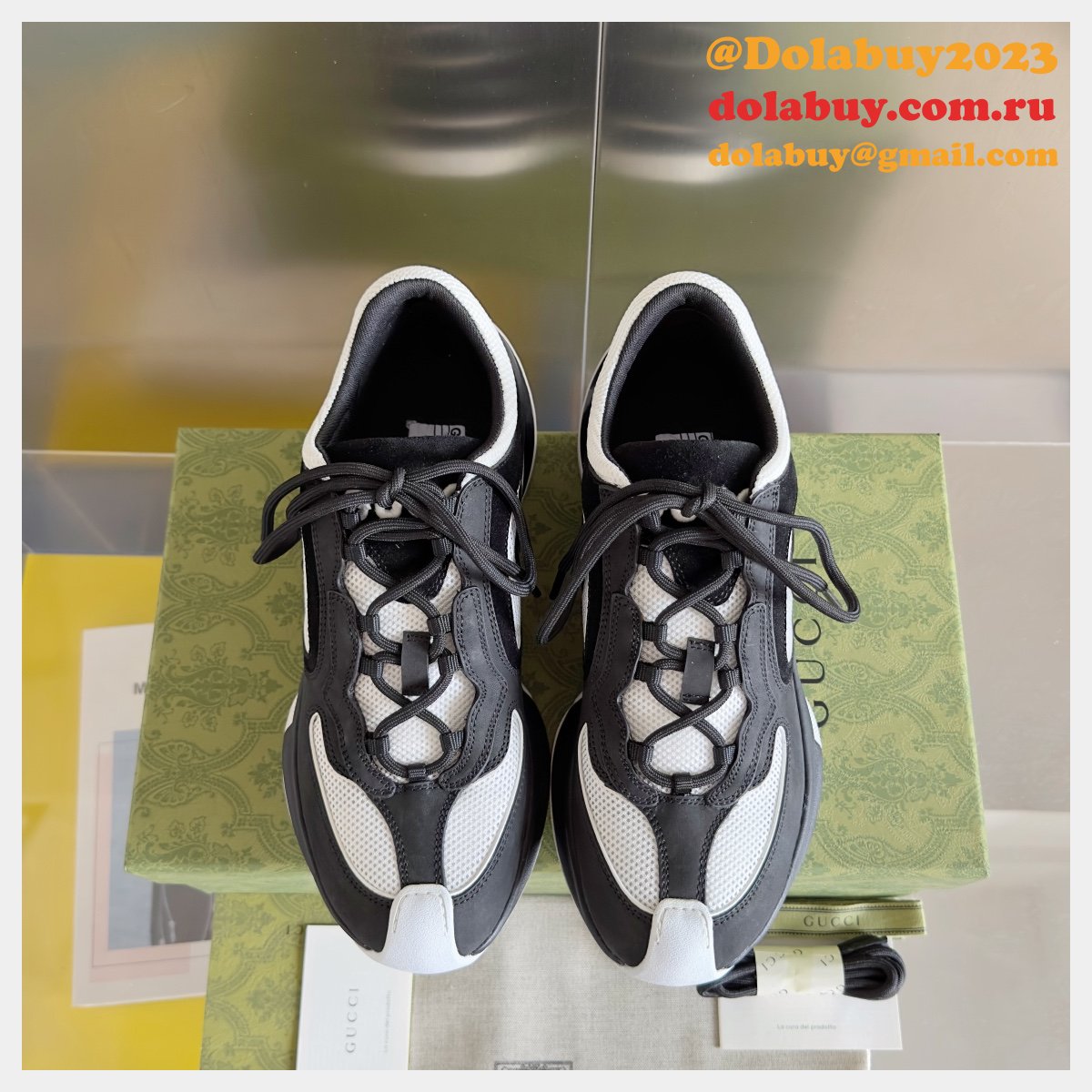 luxury designer G*u*i men run trainer shoes