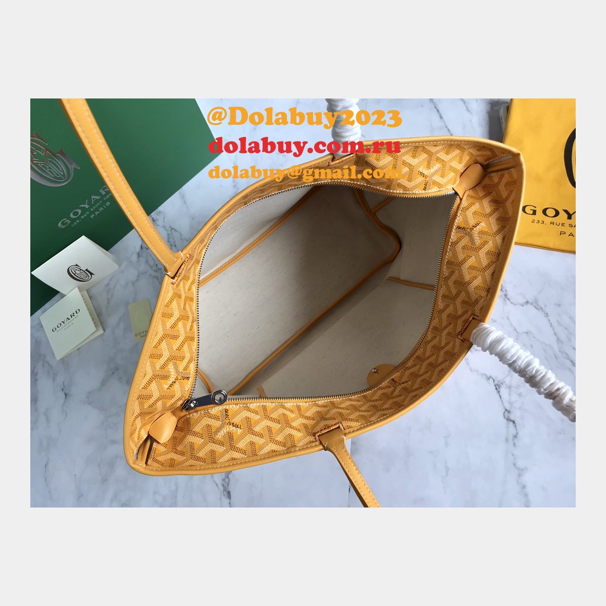 Shop For Luxury Leather Goyard Totes Knock Off Bags