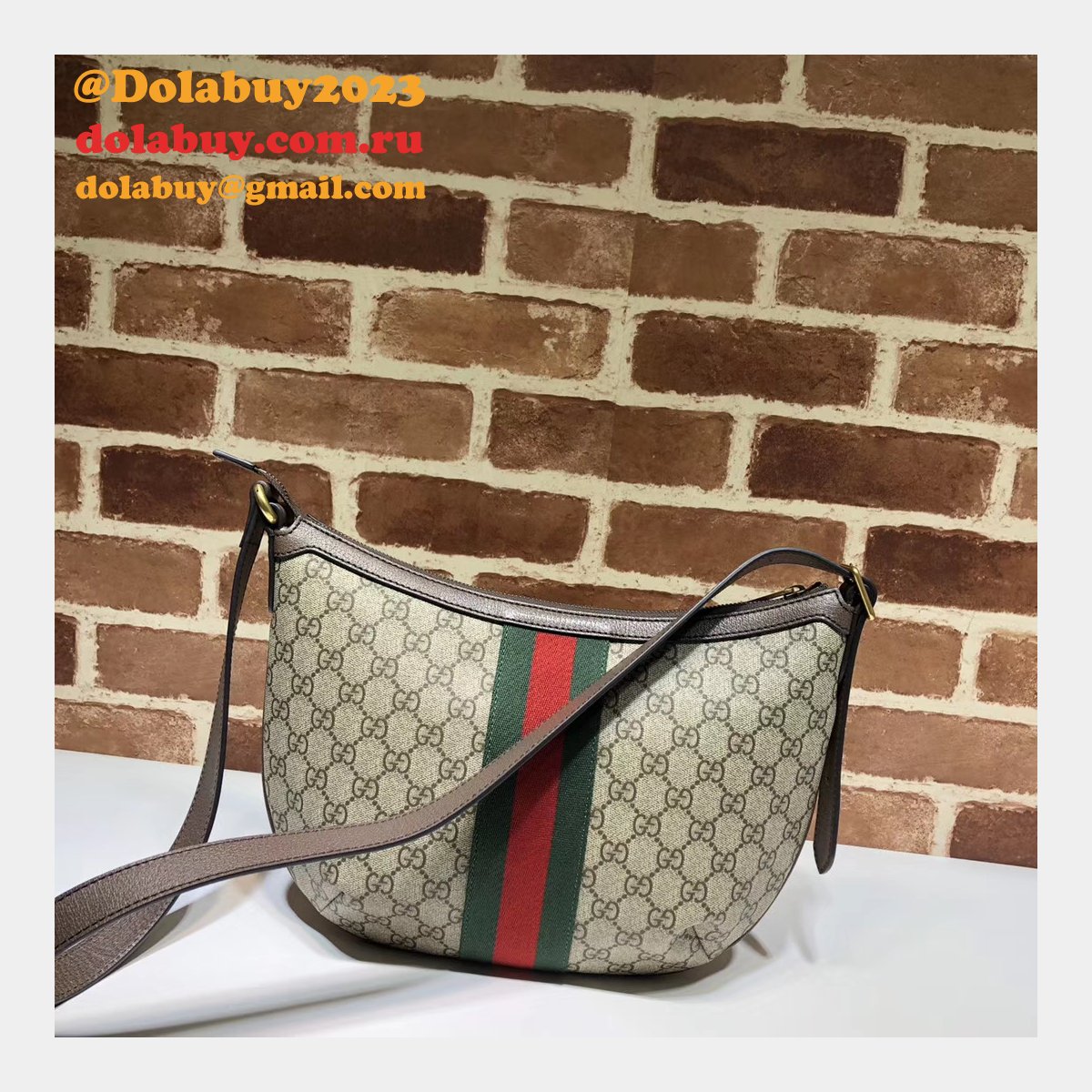 fake G*u*i high quality beige ophidia gg small shoulder 598125 bag