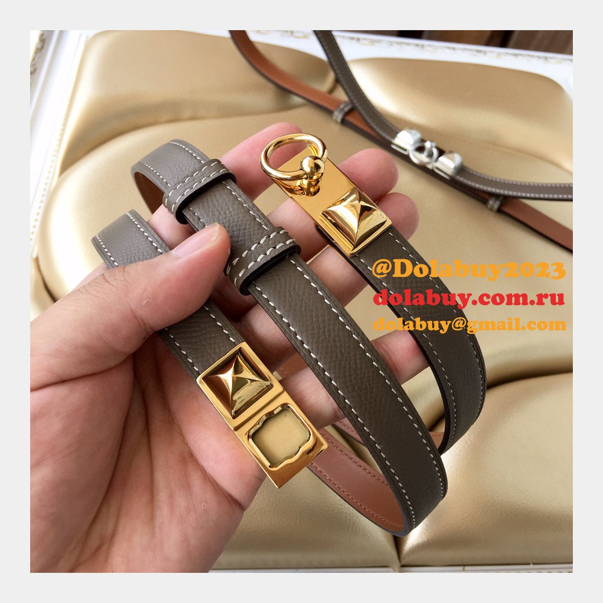 Hermes Kelly 17mm Belt Counter Quality Replica bag