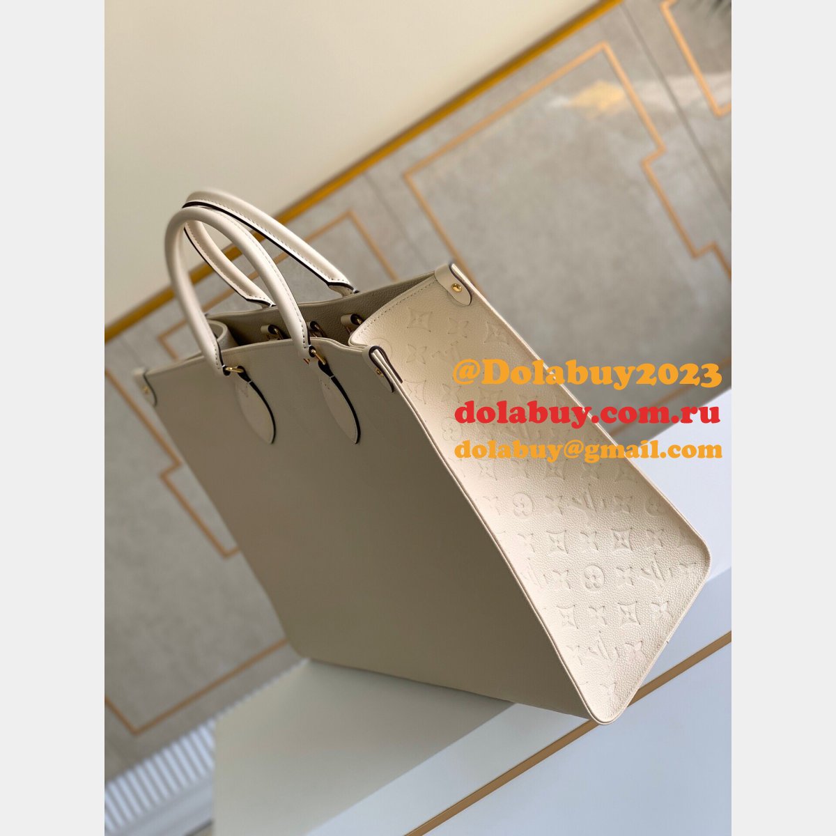 Louis Vuitton Wholesale OnTheGo GM Monogram Empreinte M45081/M44925 Leather