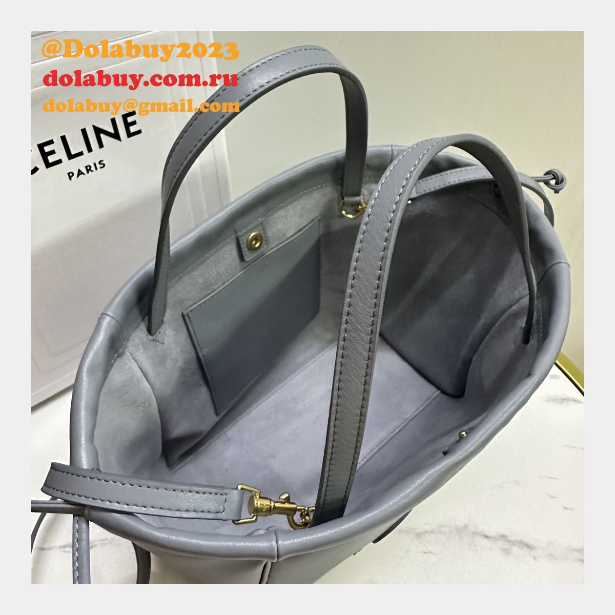Luxury Celine Fashion Cabas tote bag 22cm