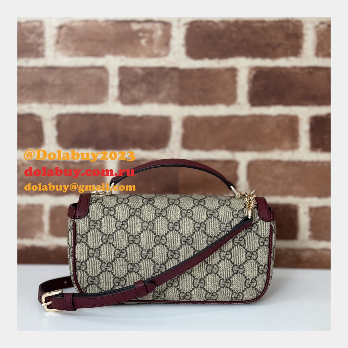 designer G*u*i horsebit duplicate shoulder 815206 7 star bag