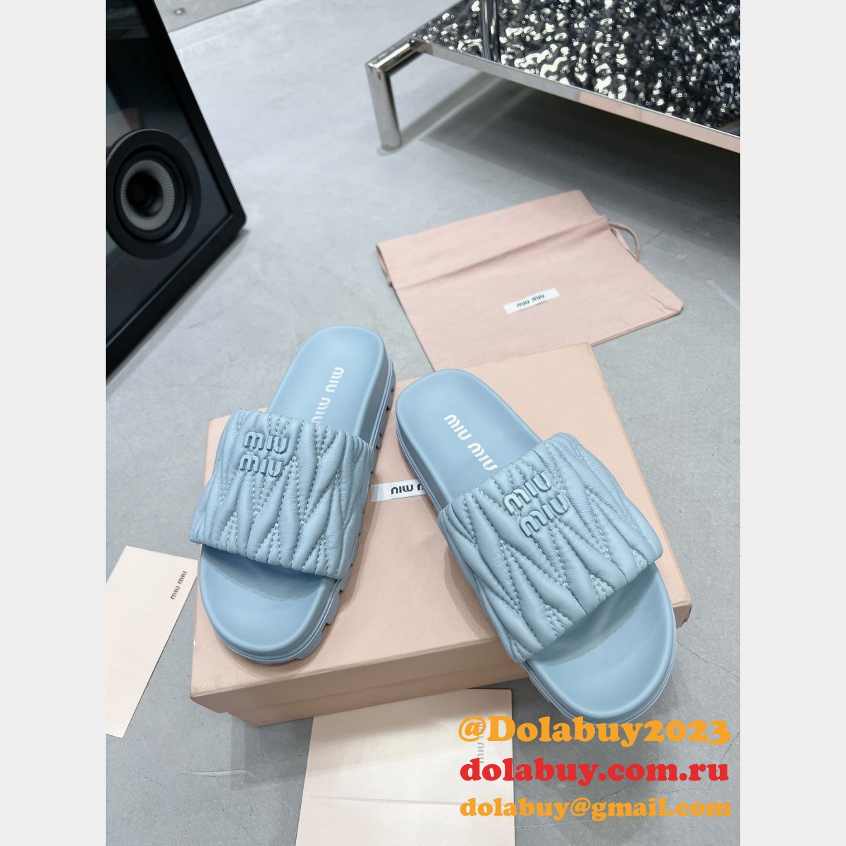 Inspired Luxury Miu Miu Replica Sandals Shoes