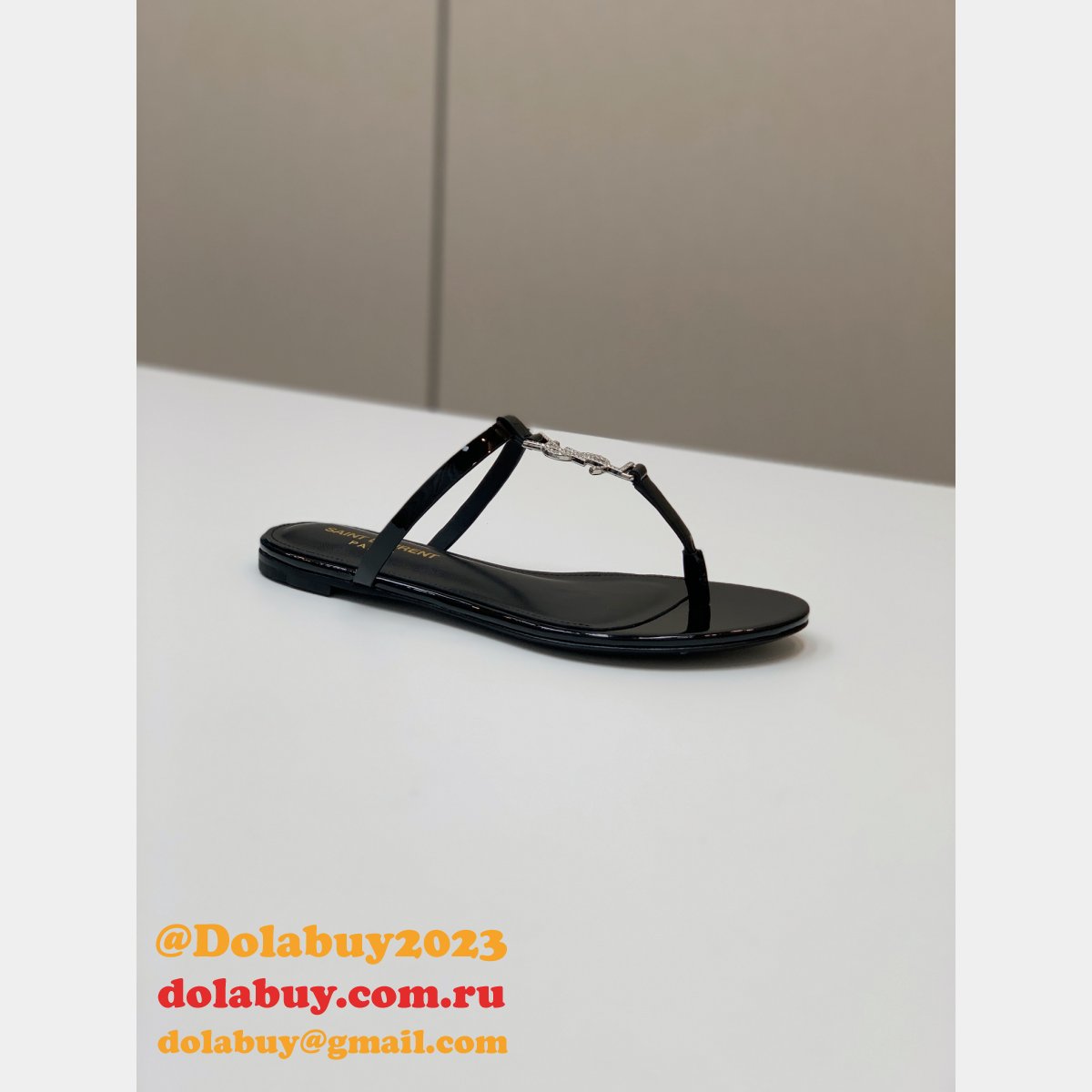 Top Quality YSL Saint Laurent Cassandra Sandals Heels Shoes