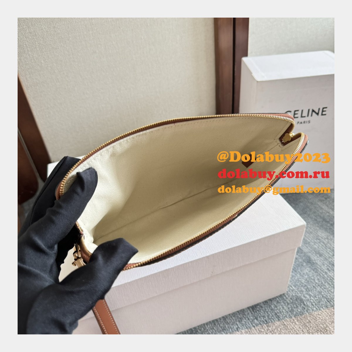 Top Quality Celine Fashion Designer 107502 Clutch