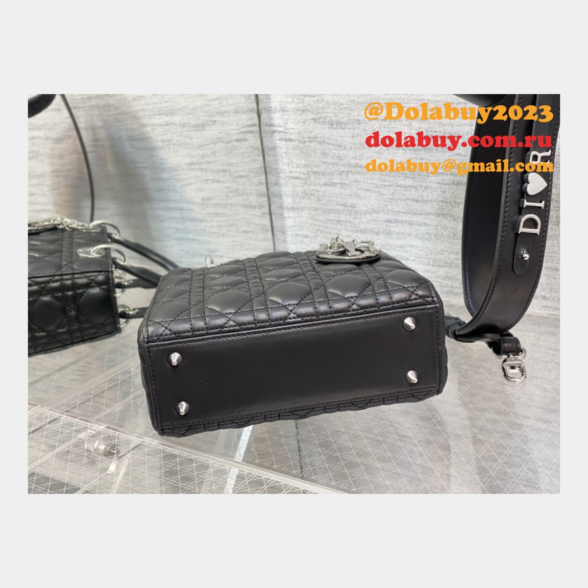 Perfect DIOR lady lambskin 20CM HANDBAG Inspired