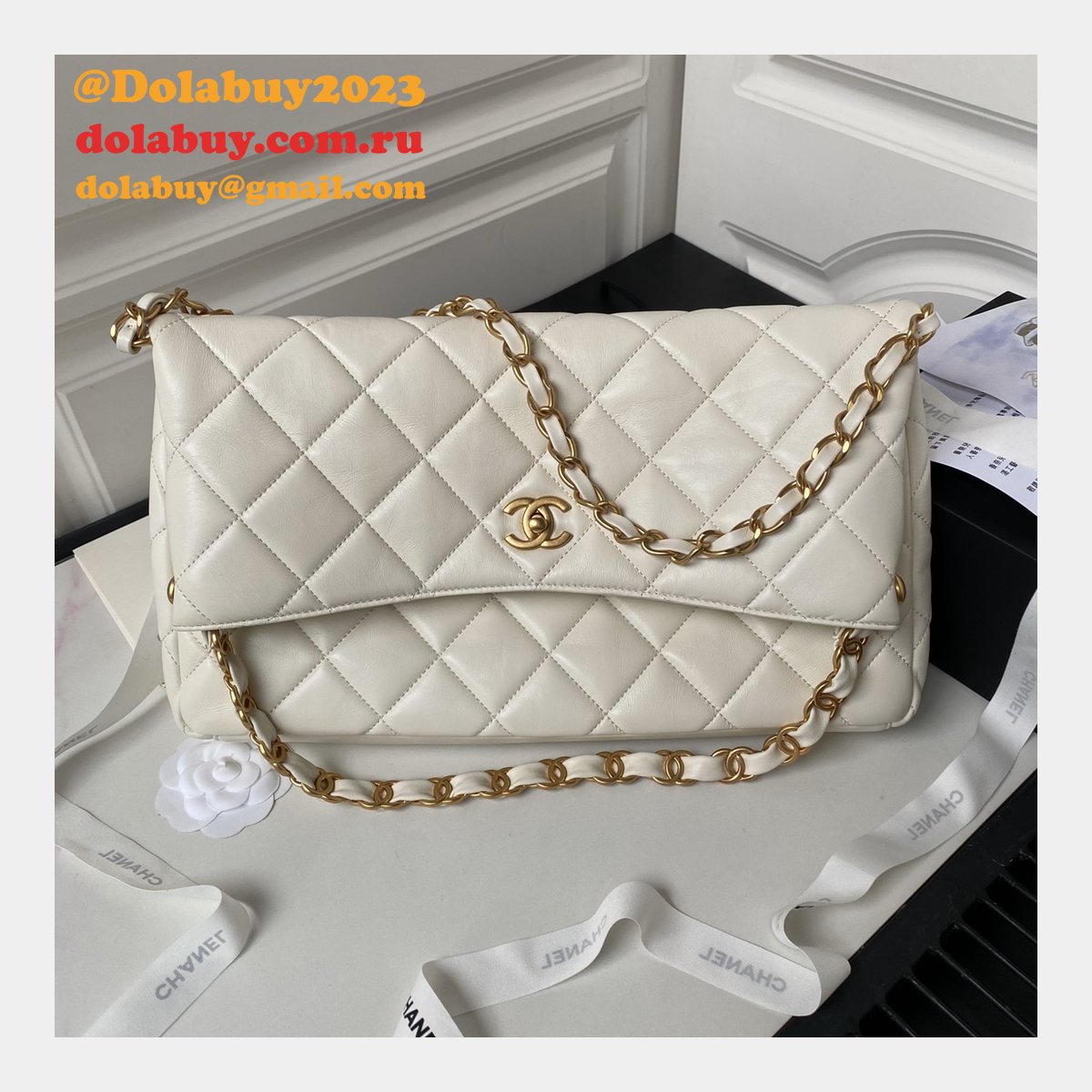 Designer Top Quality AS4777 Hobo Knockoff Black/White Bags