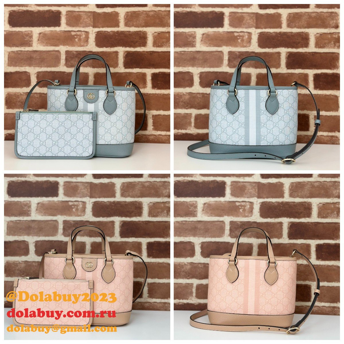 Ophidia Mini Tote Designer 811716 Gucci Copy Bags