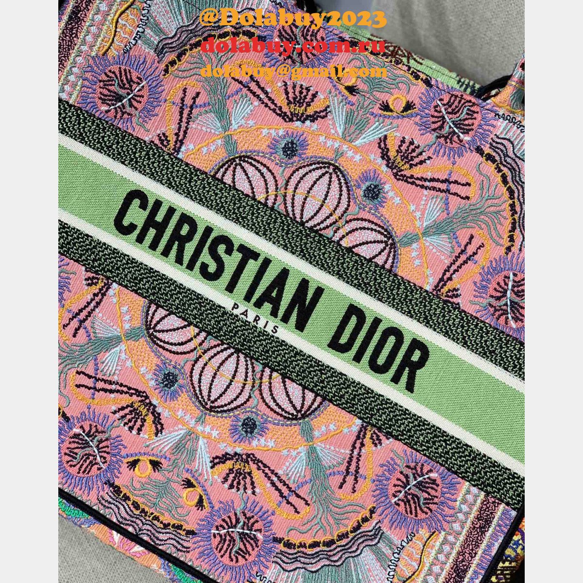 Christian Dior Replica CD Book Tote bag Large