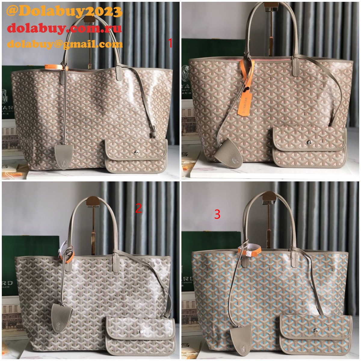 Saint Louis Goyard Replica Chevroches Tote Designer 020184 Bag