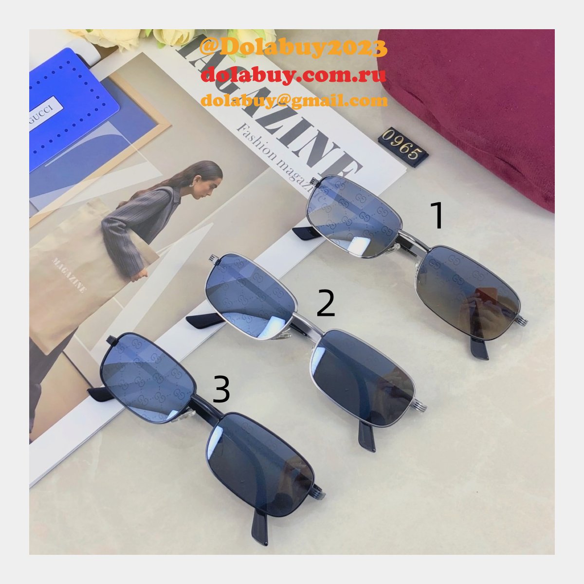 Gucci 2025 Retro Versatile Sunglasses