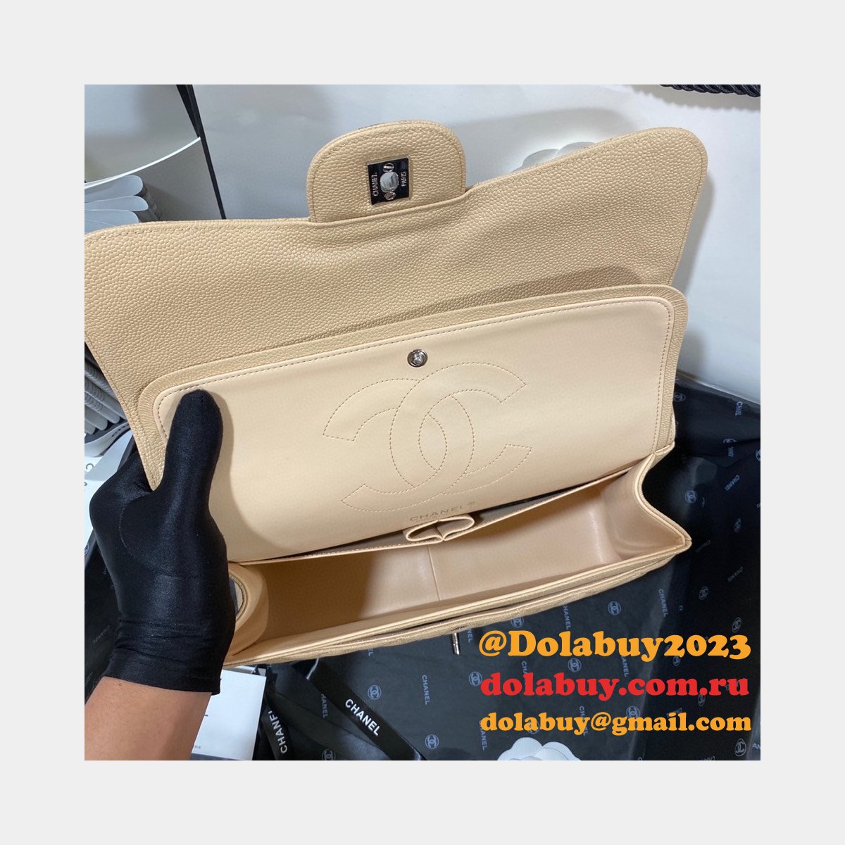 High Quality CC CF Classic Flap Jumbo Bags 30CM on Sale