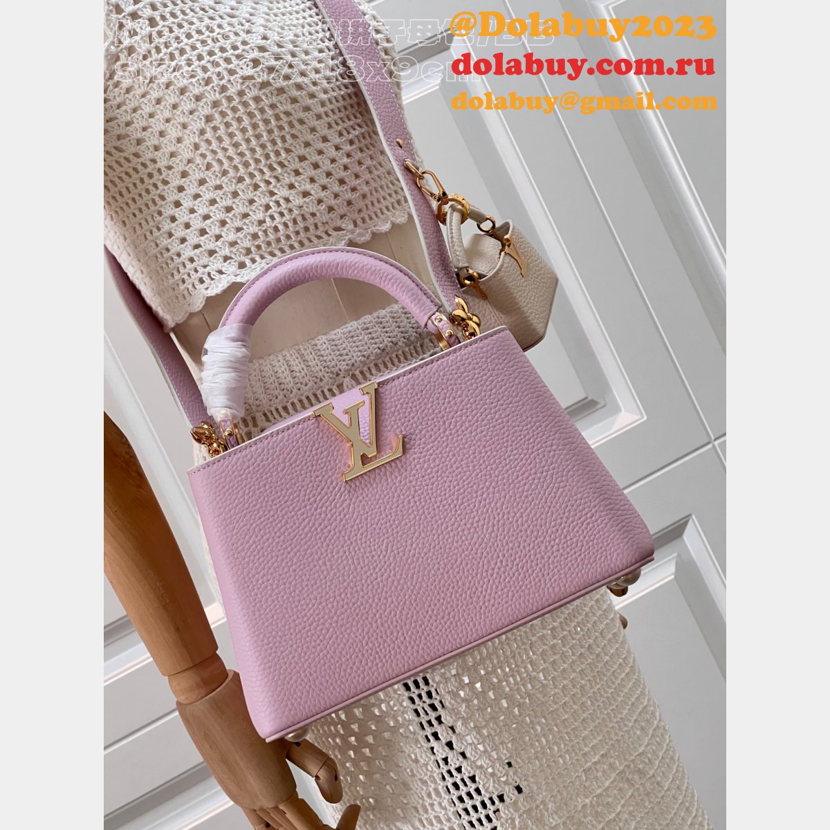 Louis Vuitton 7 Star M48865 Mother-Child Capucines High-Quality Replica Bags