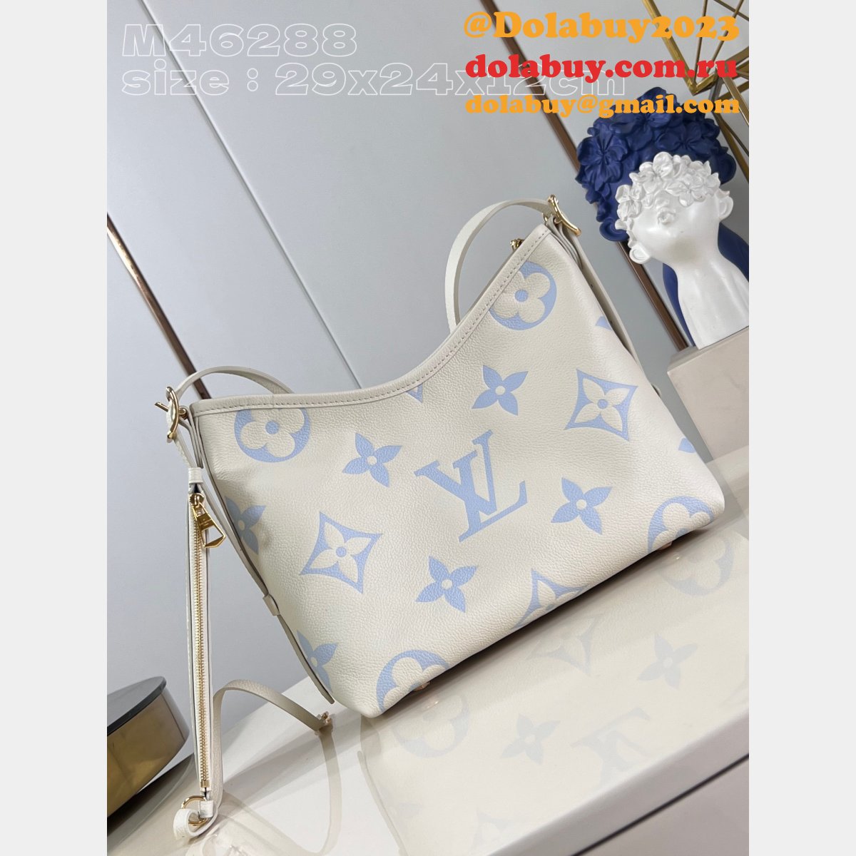 CarryAll Bicolor Monogram Empreinte M46288 Louis Vuitton Replica Bag