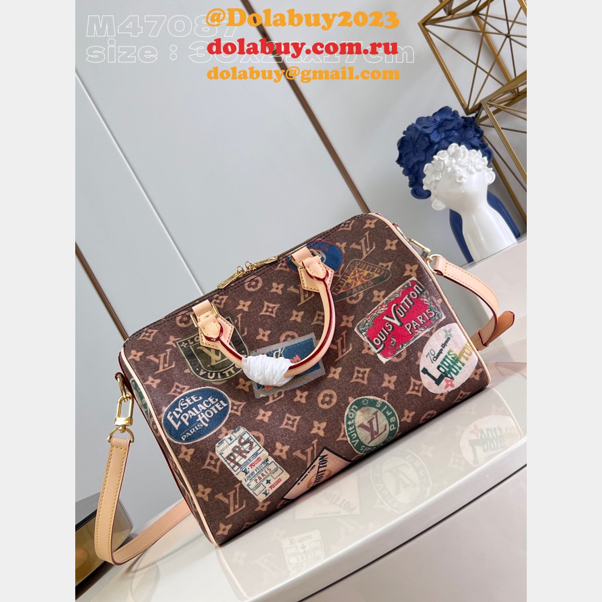 Best Louis Vuitton Replica M47087 Speedy Bandoulière 30 Luxury Bag