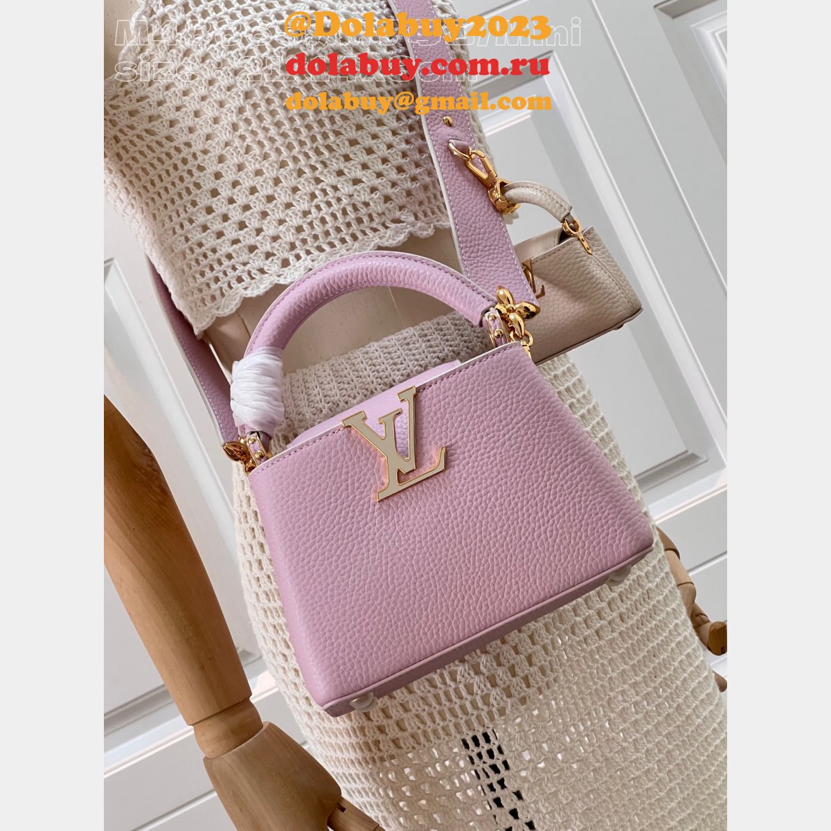 Louis Vuitton 7 Star M48865 Mother-Child Capucines High-Quality Replica Bags