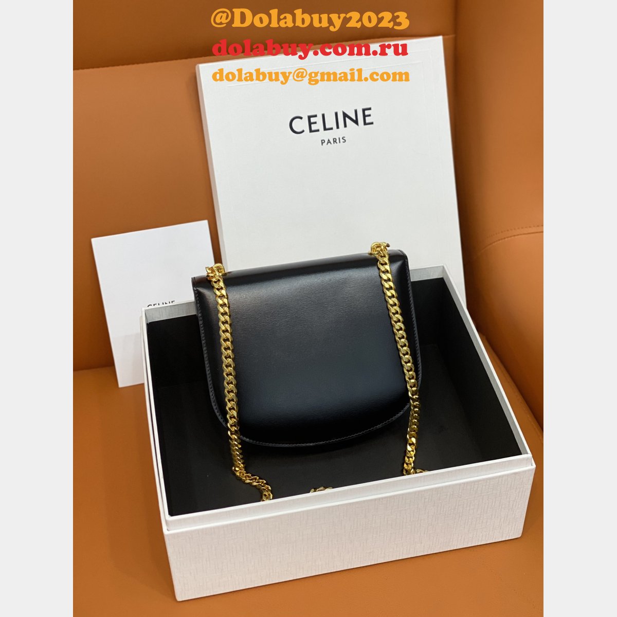 Luxury celine TEEN BESACE TRIOMPHE bag