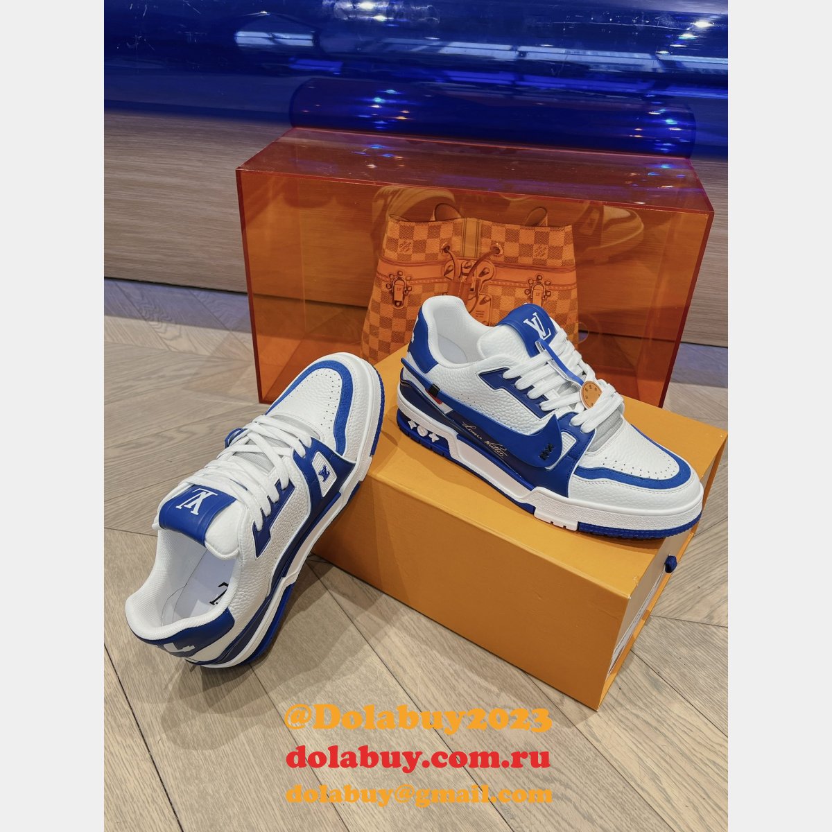 High Quality Replica US Louis Vuitton Trainer Sneaker Shoes