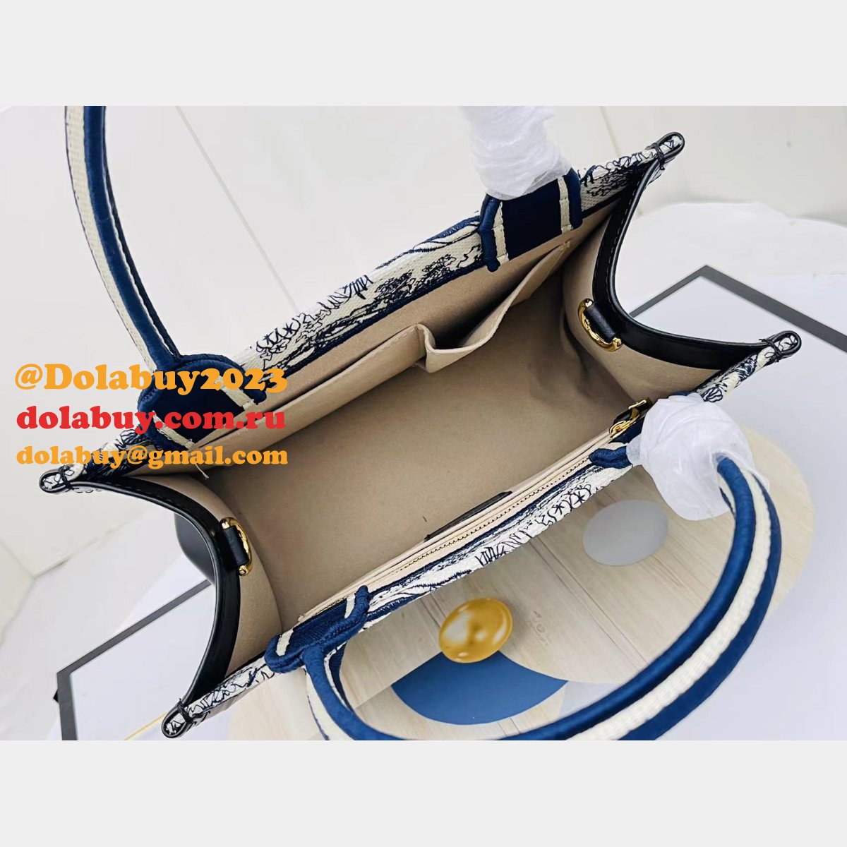 Luxury Dior Book tote with strap new 1286 all size