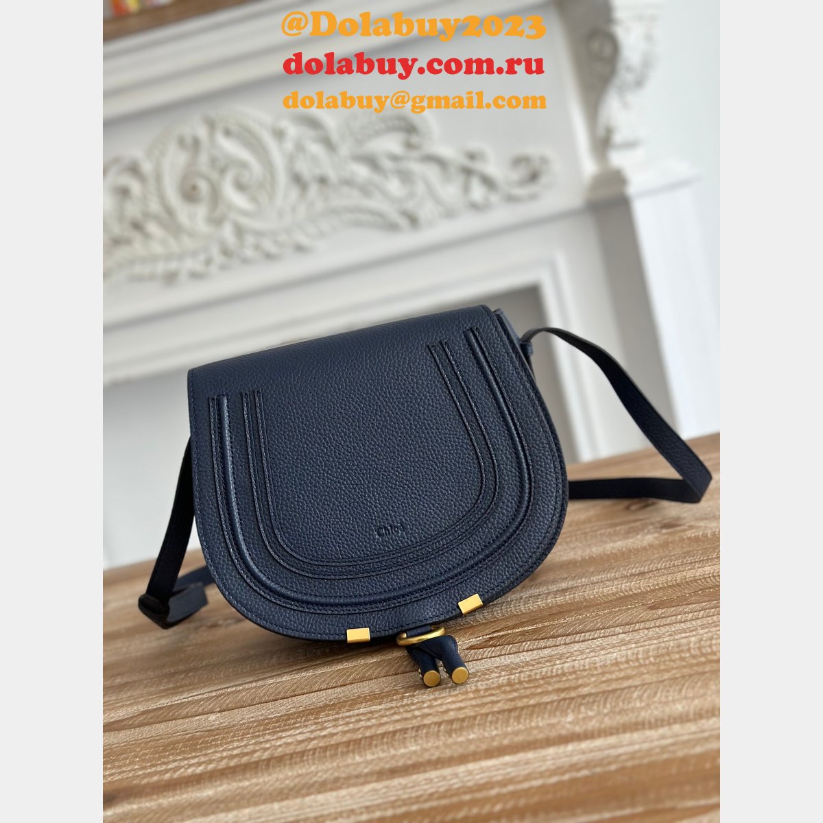 Top Quality Chloe Marcie Cowhide 1:1 Mirror Handbag