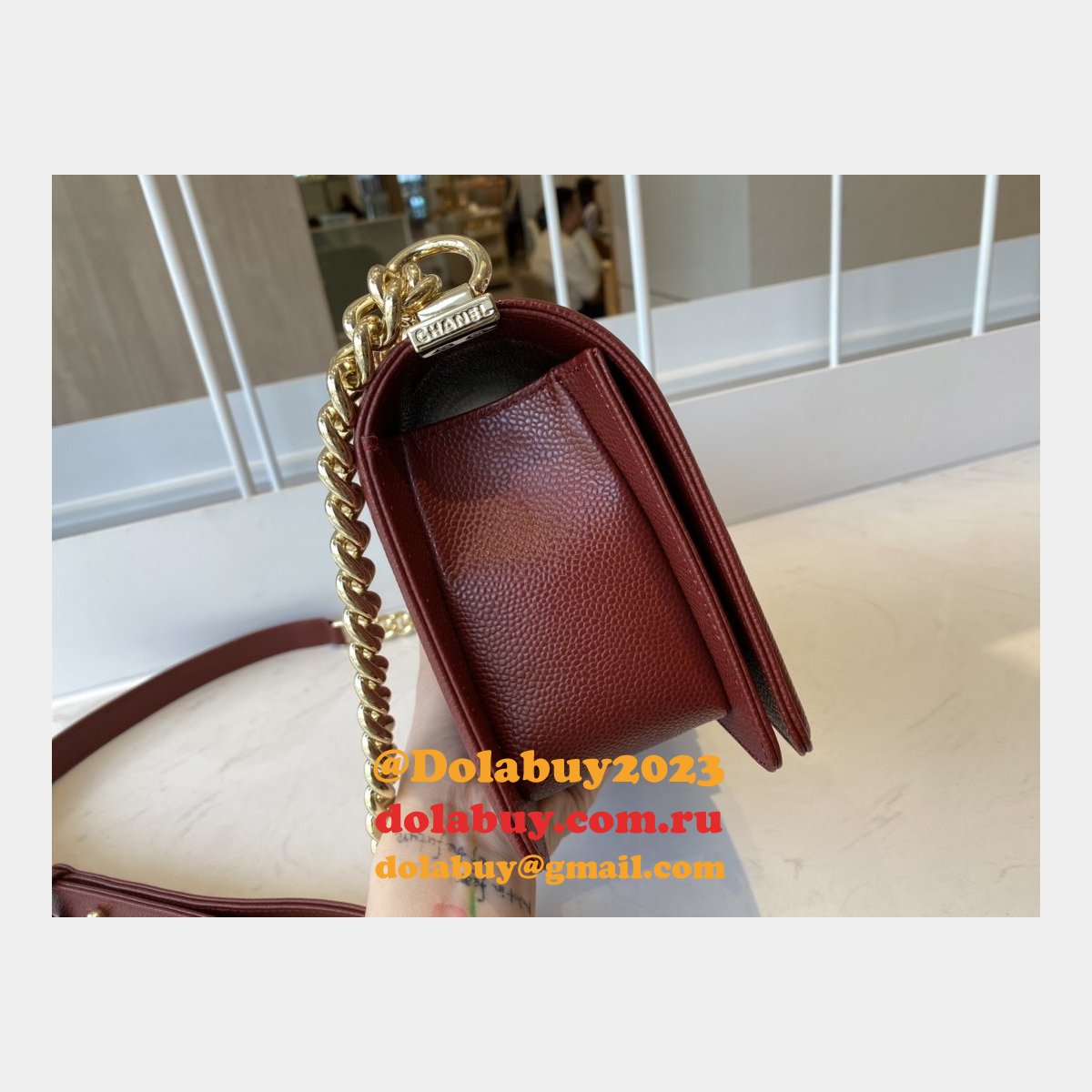 CC Replicas Calfskin & Ruthenium-Finish Metal Boy Many Colours