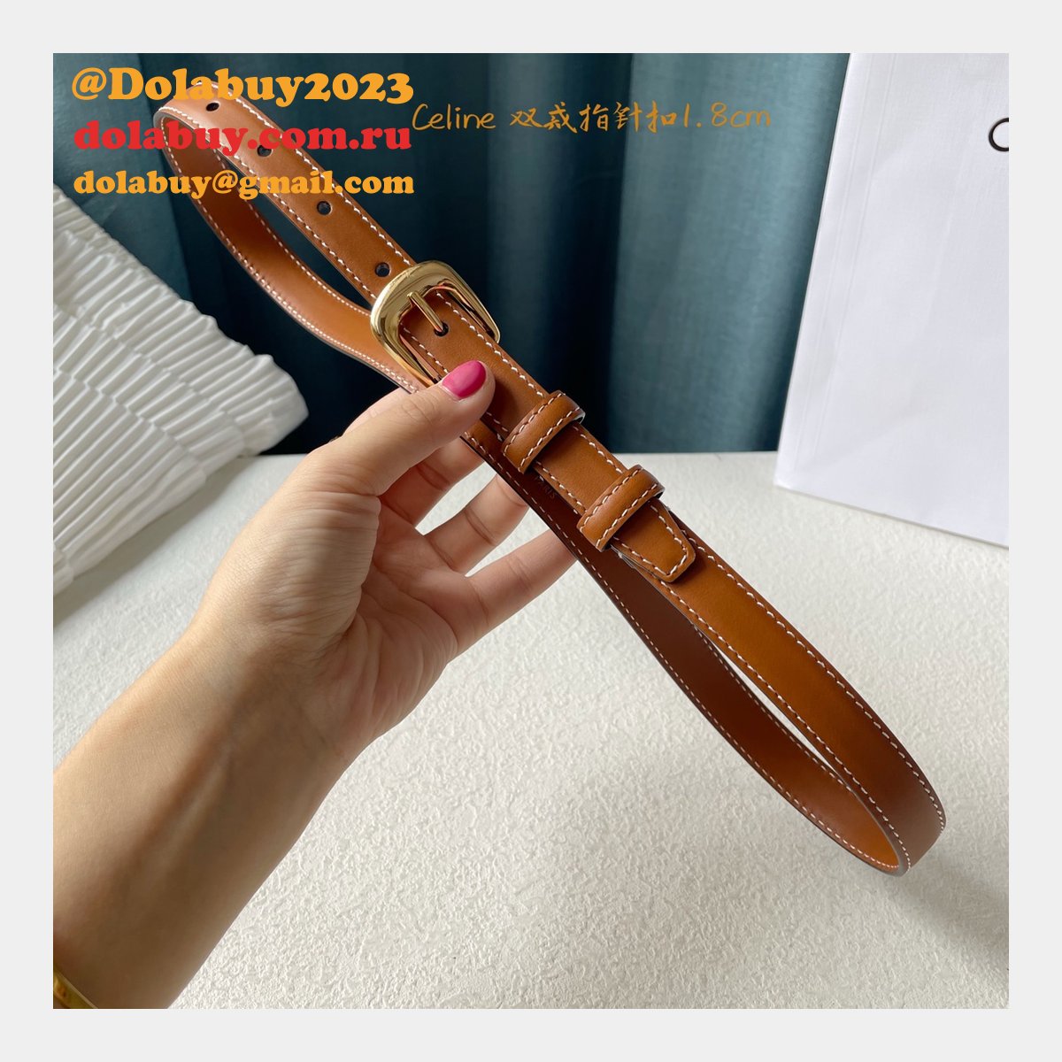 Replica Celine Inspired 18/25MM Top Quality Belt