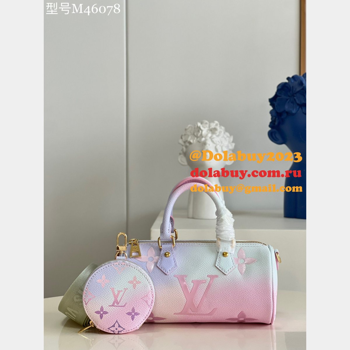 How quality Louis Vuitton Papillon M46078 replica bags from China