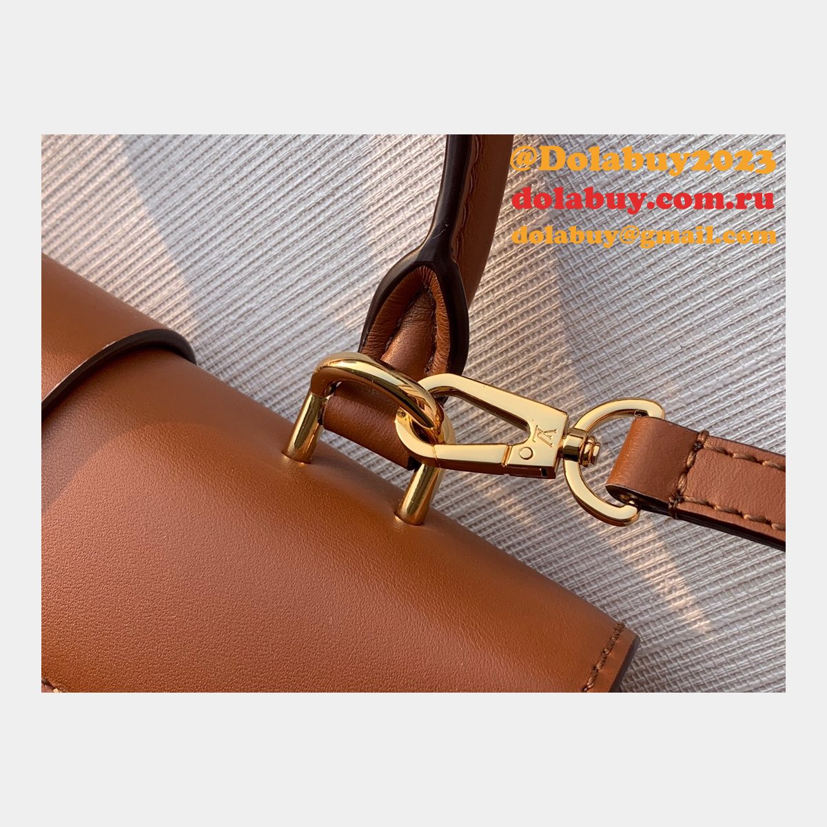 Louis Vuitton Locky BB Monogram Caramel M44654 Replica Bag