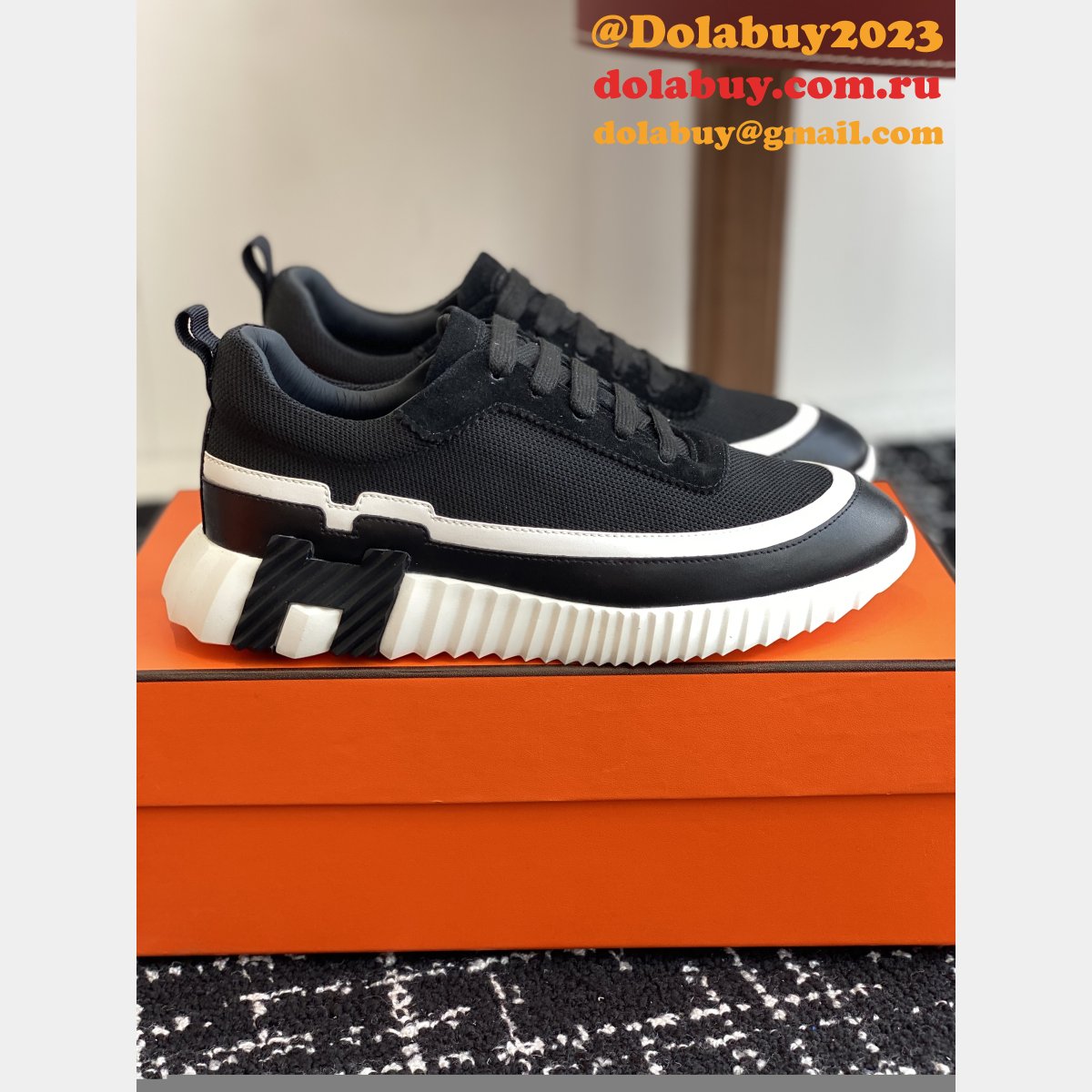 7 Star Hermes Bouncing Sneaker