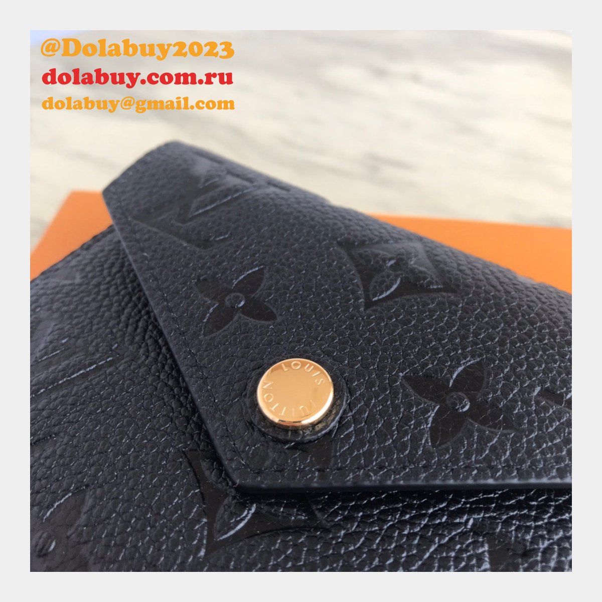 Replica Victorine Wallet Monogram Empreinte Leather M64060