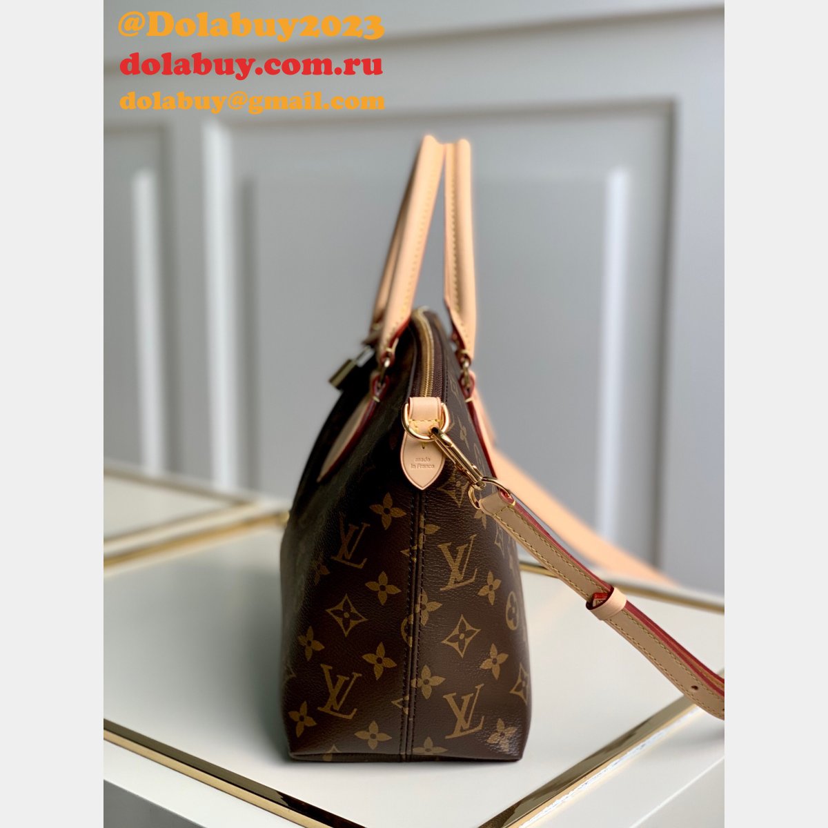 Designer Louis Vuitton Replicas M45987/M45986 Boétie PM Monogram Handbags