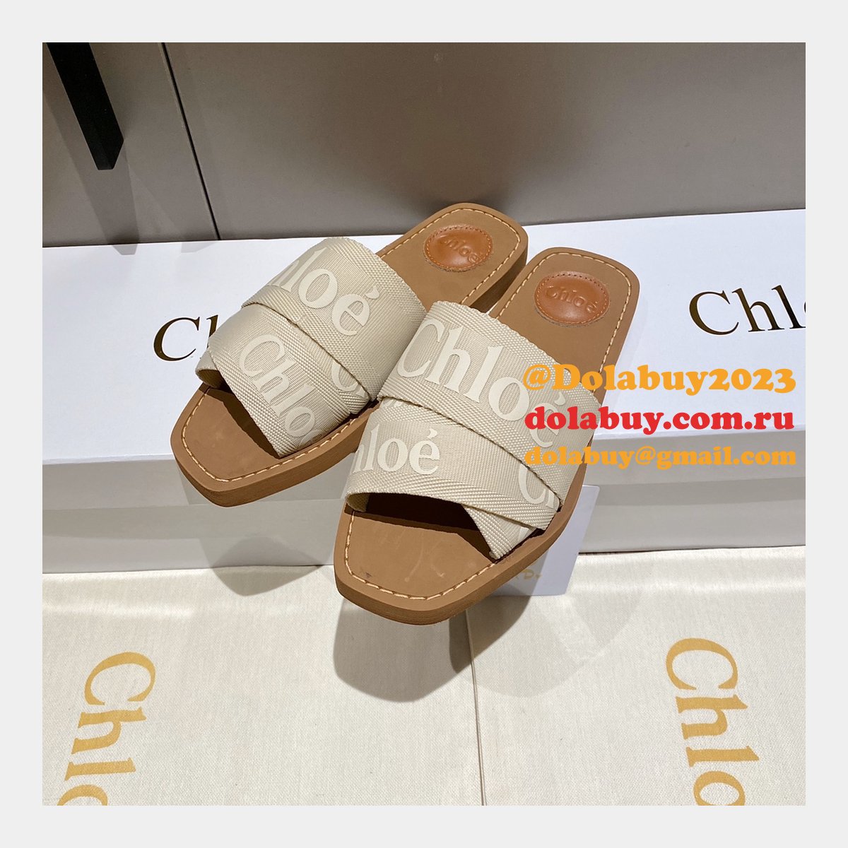 Top Quality Replica Chloe Women Slippers