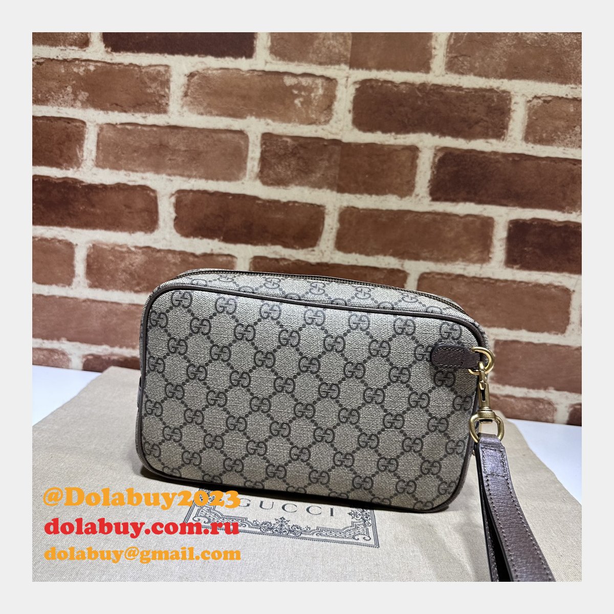 wearable wallets fashion G*u*i replica ophidia gg pouch 760245 bag