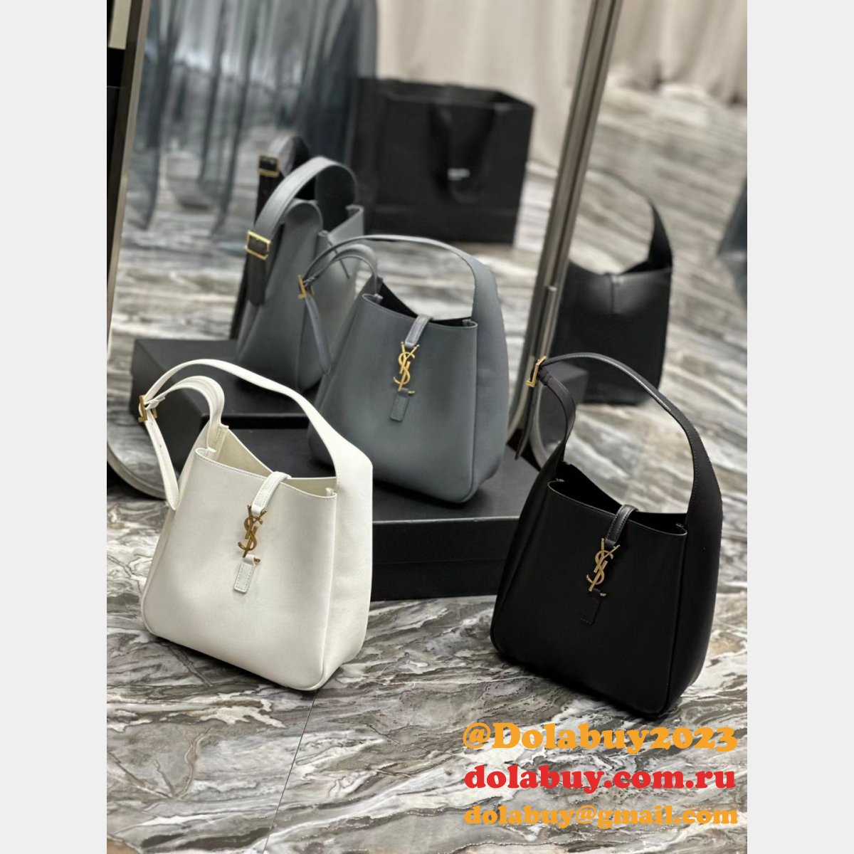 Replica YSL Saint Laurent Le 5 À 7 Soft 713938 Hobo Bag