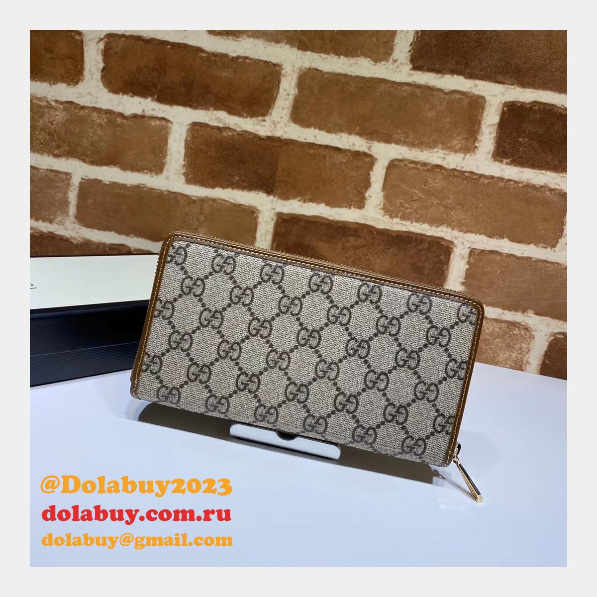 best G*u*i replica 621889  1955 horsebit zip around wallet