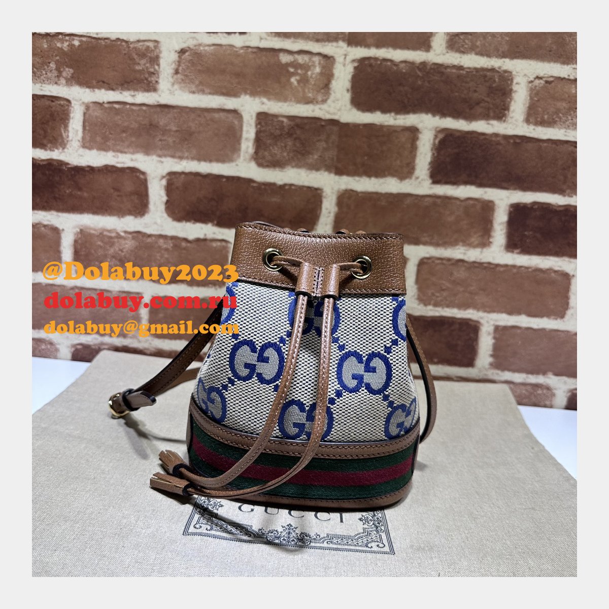 ophidia G*u*i replica bucket gg supreme 550620 knockoff bag