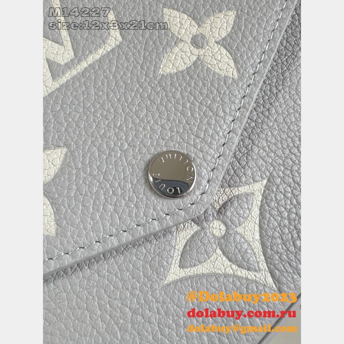 Louis Vuitton M14227 Félicie Pochette Monogram Empreinte Leather 1:1 Mirror Bag