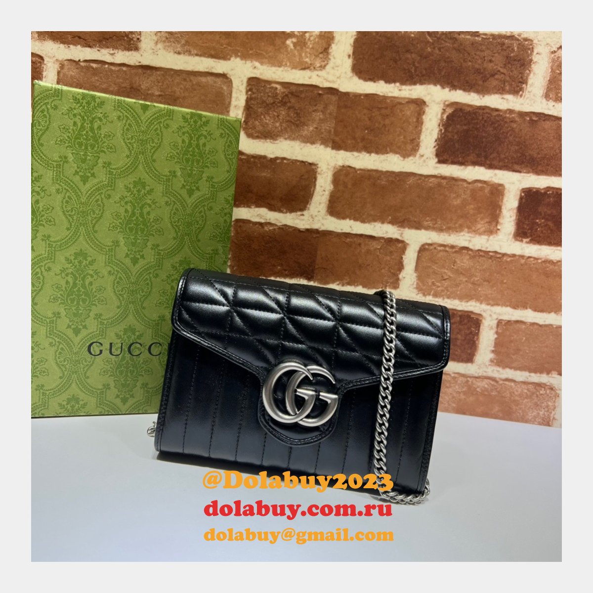 wholesale G*u*i uk 474575 gg marmont matelassé mini bag