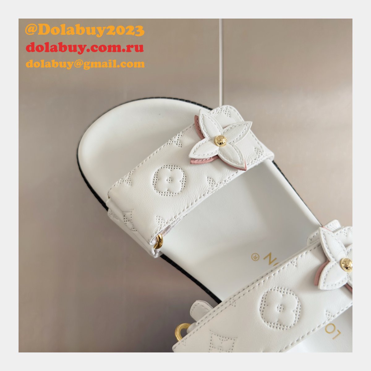 Top Quality LV Sunset Flat Comfort Mule