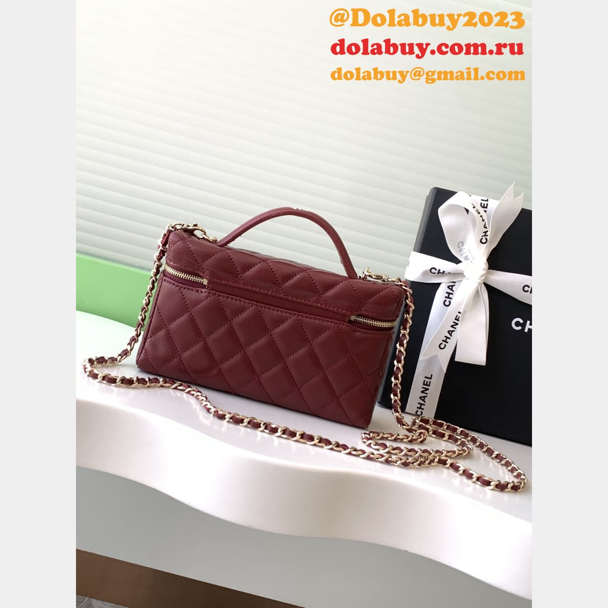 Fashion AP4407 Long Vanity With Chain Knockoff Bag