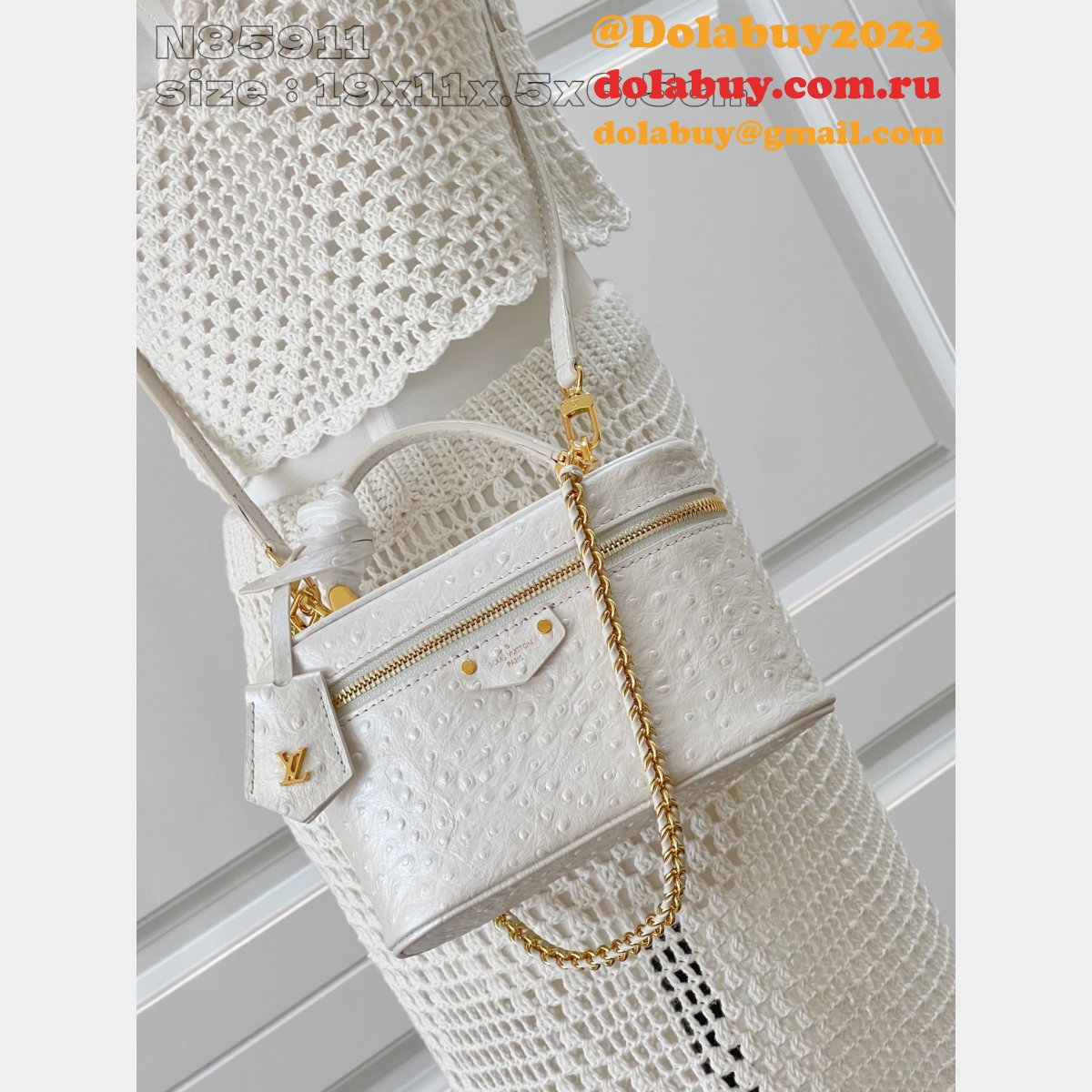 Inspired Vanity Chain Pouch N85820 7 Star Louis Vuitton Bag