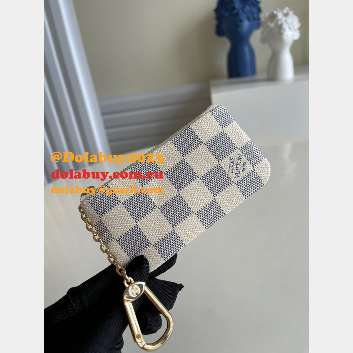 Louis Vuitton Luxury Key Pouch Monogram M62650 Keychain Wallet