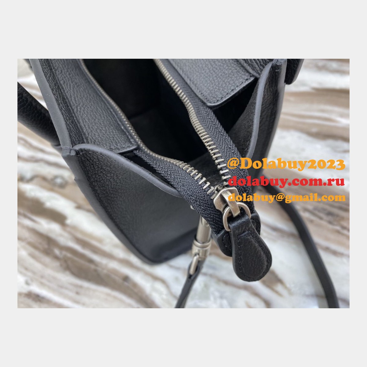 Celine Black Luggage Nano shopper 168243 Handbag