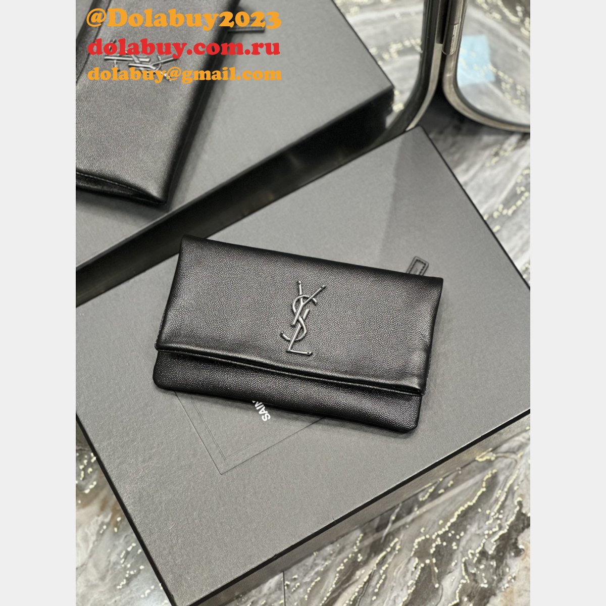 YSL West Hollywood Clutches 738821 Replica Yves Saint Laurent